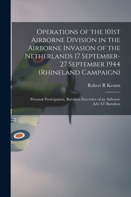 Libro Operations Of The 101st Airborne Division In The Ai...