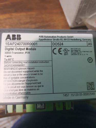 Abb 1sap240700r0001 Digital Output Module