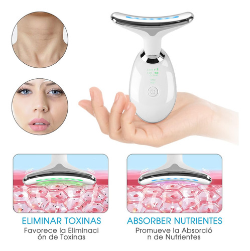 Masajeador Rf Facial Cuello Papada Rejuvenecimiento Firmeza