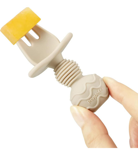 Pandaear Cucharas De Silicona Para Bebés Y Utensilios Para N