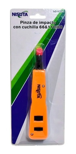 Imagen 4 de 5 de Pinza Impacto Impactadora Cable Utp Red Nisuta Regulable
