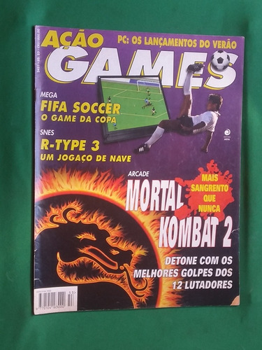 Revista Açãogames Ano 2 N 53 Fifa Soccer 