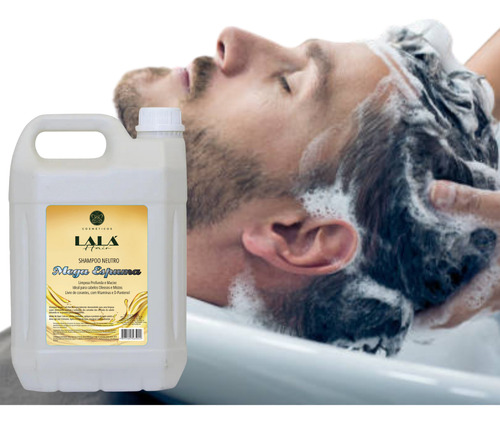 Shampoo Neutro Capilar De Lavatório 5l E Mascara Capilar