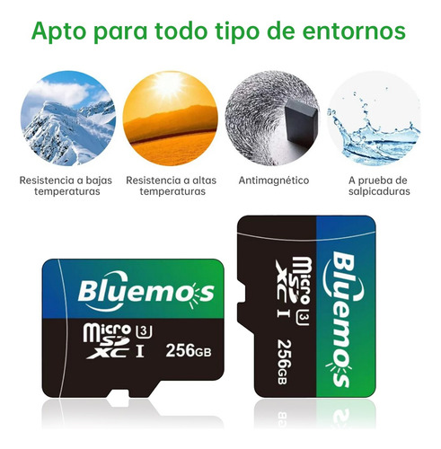Tarjeta De Memoria 256gb Sd Tf Flash Con Adaptador Usb Inclu