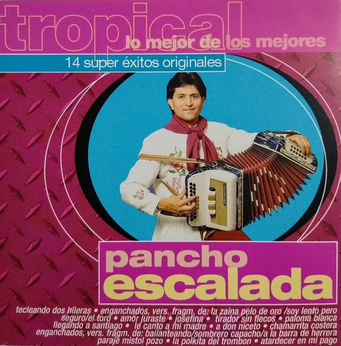 Pancho Escalada Cd Nuevo 14 Súper Éxitos Originales  