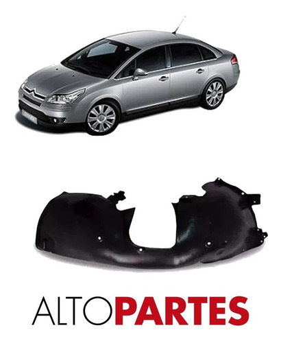 Pasarueda Citroen C 4 2007 A 2013 Guardaplas Izquierdo