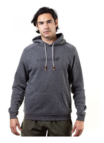 Buzo Hoodie Babolat Tenis Padel Training C/ Capucha Canguro 