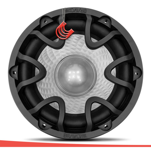 Subwoofer Bravox Uxp12d2 12 Pol 1000w Bobina Dupla 2 Ohms