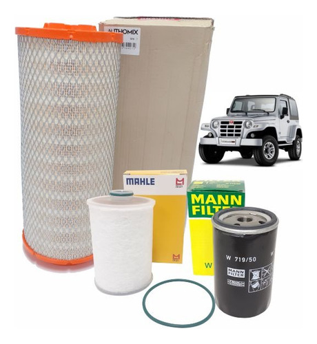 Kit Filtros Troller 3.0 Mwm 2009 2010 2011 2012 Ar Comb Lubr