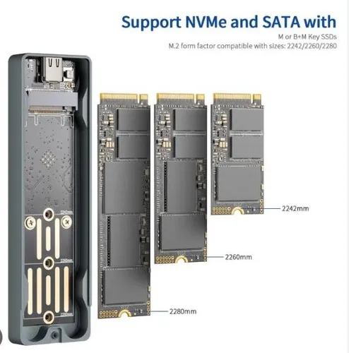 Case Bahia Externo Ssd Hiksemi M.2 Enclosure Md202