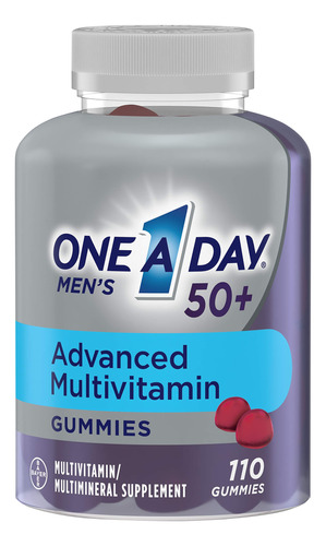 One A Day Multivitamnico Avanzado De 50+ Gomitas Para Hombre