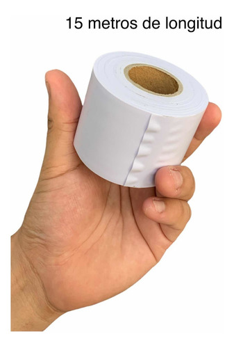 Cinta Momia Pvc Aire Acondicionado Blanca 15 Mts Minisplit