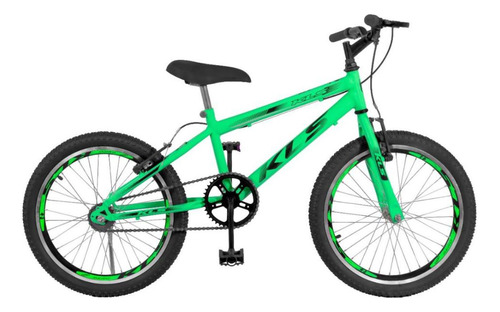 Bicicleta Aro 20 Kls Free Gold V-brake Mtb Cor Verde Chiclete/preto