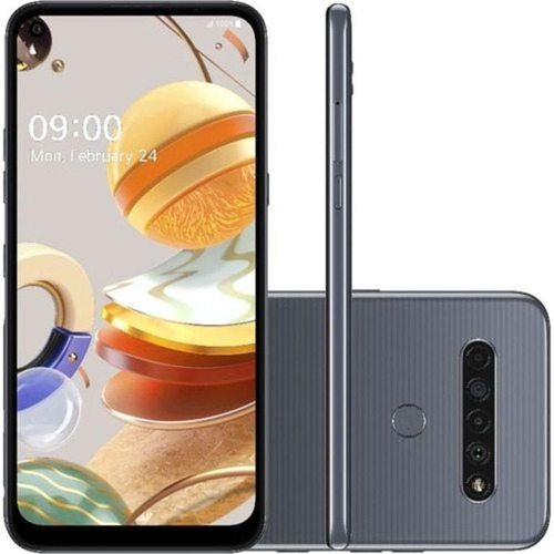 Smartphone LG K61 6.53 Octacore 128gb Câmera 48m+w8m+d5m+m2m