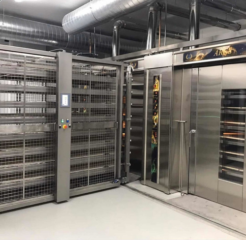 Imagen 7 de 10 de Horno Panadería Rotativo 20 Bandejas Eléctrico Y A Gas