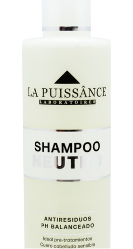 Imagen 2 de 2 de La Puissance Shampoo Neutro Antiresiduos Ph Balanceado 300ml