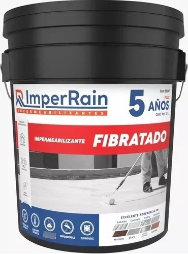 Impermeabilizante Imper Rain 5 Años 19 Lts  Terracota Oferta