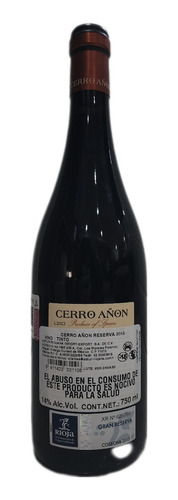 Vino Tinto Español Cerro Añon Gran Reserva