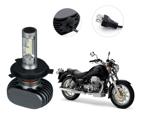 Lâmpada Ultra Led Farol Moto Guzzi California Especial 2002