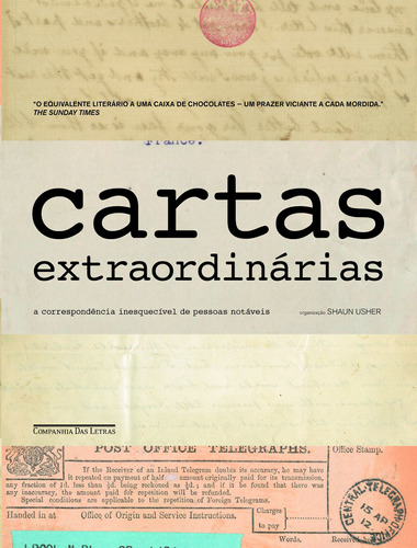 Cartas extraordinárias, de Vários autores. Editora Schwarcz SA, capa mole em português, 2014