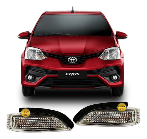Par Pisca Seta Capa Retrovisor Etios 2013 2014 2015 2016 17