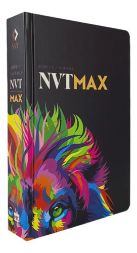Bíblia Sagrada Nvt Max Capa Dura Leão Color Nova Versão Transformadora Estudo Acessível Dicionário E Concordância