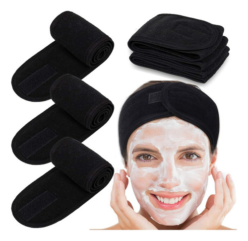 10 Piezas Bandas Faciales De Toalla Para Spa Y Maquillaje