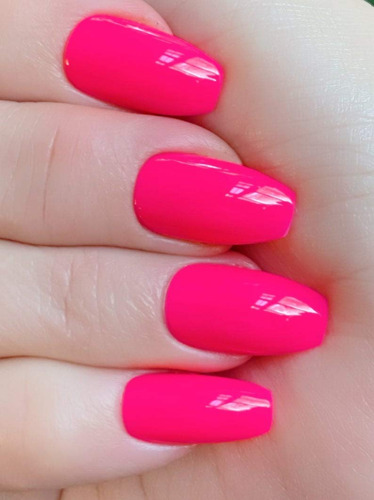 Esmalte De Uñas Neon Rosa Verano Amoroso 10 Libre Crue...