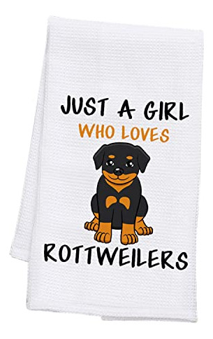 Toalla De Cocina Bdpwss Rottweiler Para Perro, Mamá, Amante