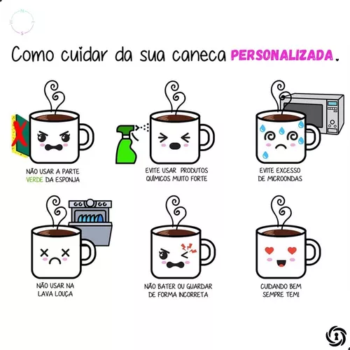 Estampa Caneca Flork (MEME BONECO PALITO) com frase TE AMO MAIS