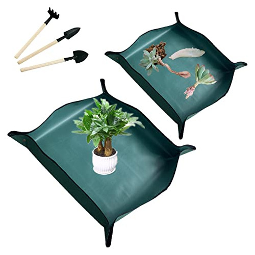 2pcs Tapete De Trasplante De Plantas, Tapete Impermeabl...