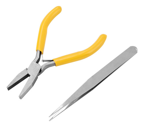 Kit Profesional De Pinzas Y Herramientas Para Joyero, 5 Pzs.