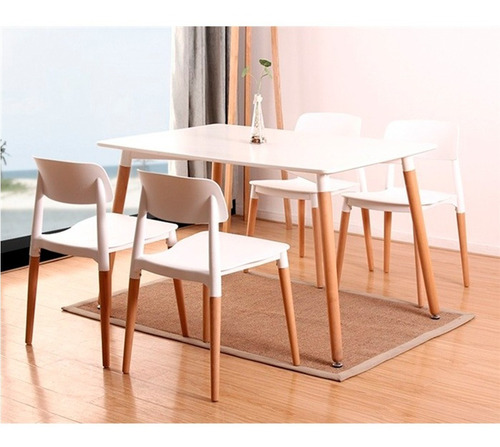 Imagen 4 de 8 de Pack X 4 Sillas De Comedor Milán