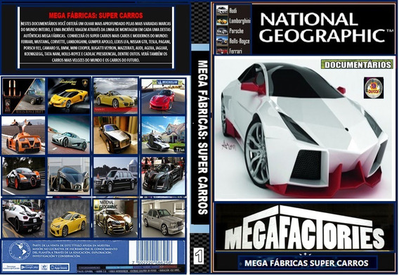 Dvd Documentário Mega Fábricas - Super Carros - (9dvds) | Parcelamento sem  juros