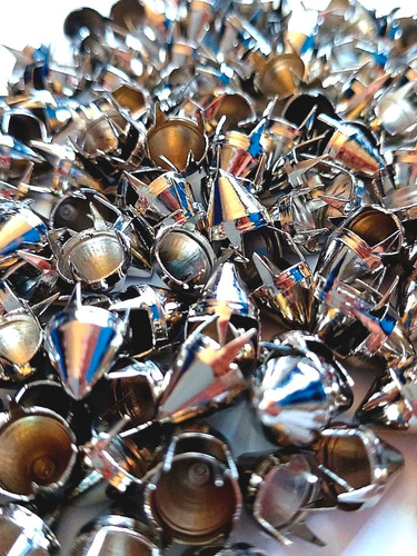 Estoperoles Pico Cono 8mm 100 Pzas Picos Spikes Punk De Pata