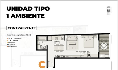 Venta Depto 1 Amb Tigre Centro A Estrenar Cochera