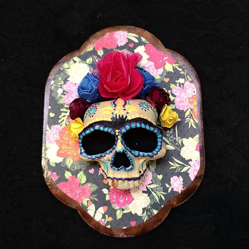 Caveira Mexicana Frida Dia Dos Mortos Por Senhorita Custom 