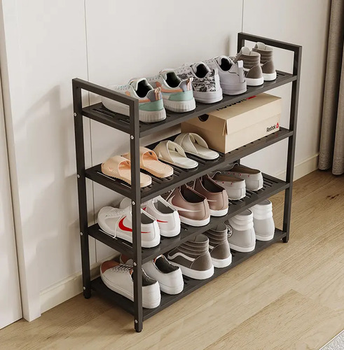 Sapateira Organizador Sapatos Metal 4 Andares 70cm 16 Pares