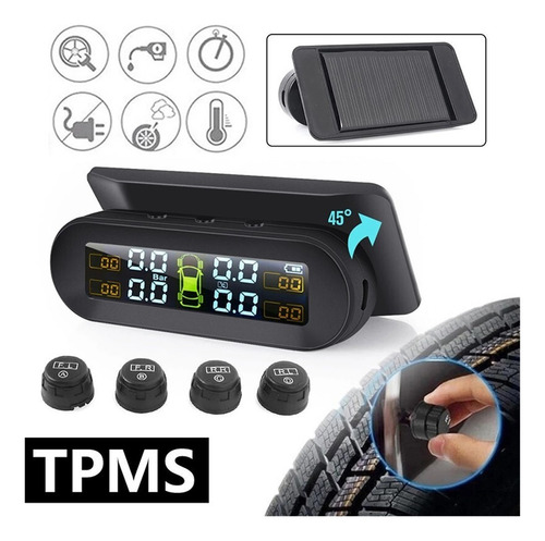Monitor De Presión De Neumáticos De Coche Temperatura