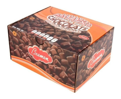 Tapón Malvavisco Cubierto Con Chocolate Bremen Caja De 1 Kg.