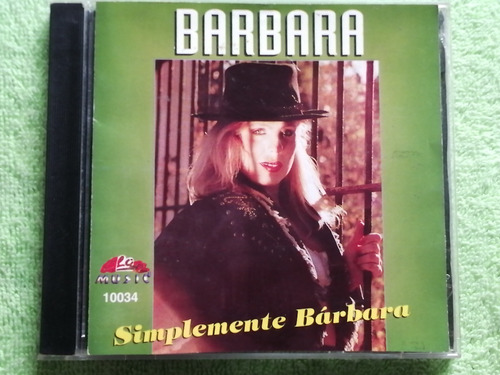 Eam Cd Simplemente Barbara 1994 Album Debut + Hit La Llorona