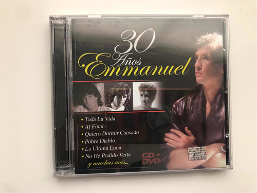Cd Fisico 30 Años Emmanuel Original Cd + Dvd