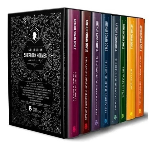 Imagen 1 de 6 de Complete Collection Sherlock Holmes - Del Fondo - 8 Libros /