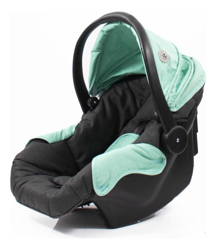 Carrinho de bebê de paseio travel system Rainbow Adagio travel system verde com chassi de cor preto