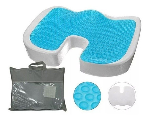 Almofada Anatomica Gel Protetor Coccix C/ Capa Supermedy