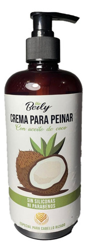 Crema Para Definir Rizos  Aceite De Coco Orgánica Biobeily