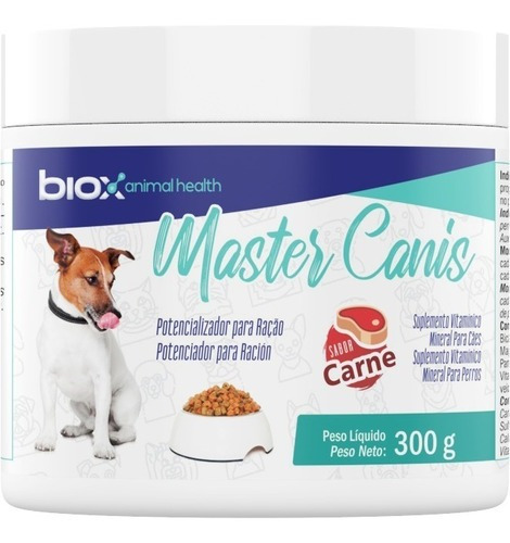Master Canis 300g Vitaminas Preparo De Animais De Exposição
