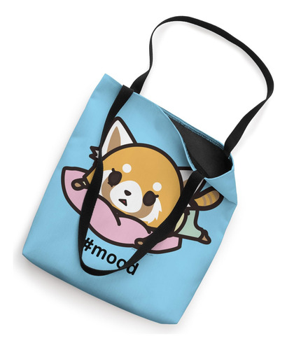 Estado De Ánimo Aggretsuko Hashtag Bolsa De Tela