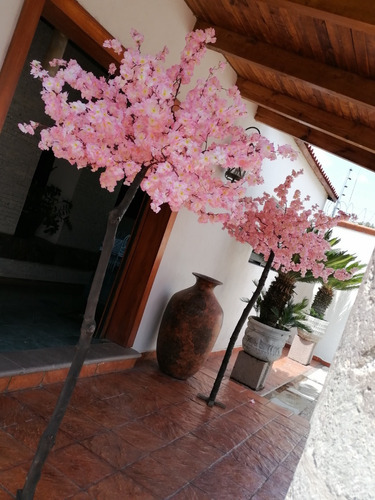 Árbol De Flor De Cerezo Artificial (japonés)*rosa Y *blanco 
