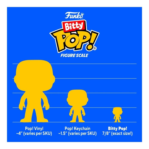 Funko Bitty Pop: Tortugas Ninja -4 Mini Figuras